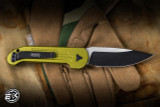 Preowned Gen II Microtech LUDT Automatic Folding Knife OD Green Aluminum 3.4" Premium Drop Point Black Satin 135-1OD
