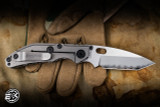 Preowned-North Mountain Blade Duane Dwyer BBNM Frame Lock Carbon Fiber 3.6" Hamon Bowie Blade