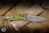 Microtech Socom Delta RAM-LOK Folding Knife OD Green Aluminum 3.8" M390 Clip Point Apocalyptic 159RL-10APOD