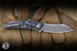 Hawk Knives Talon Folding Knife Damntanium CamoCarbon 3.5" M390 Tumbled EK-3210