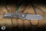 Hawk Knives Talon Folding Knife Gulf CamoCarbon 3.5" M390 Tumbled EK-3212