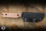 Civilware Knives Striker Fixed Blade Knife Coyote Brown G10 4" AEB-L Clip Point Black KG Gun-Kote