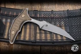 Microtech Marfione Select Bee Push Dagger Antique Bronze Titanium 2.5" M390MK Wharncliffe Apocalyptic Stonewash 218-10APMS2