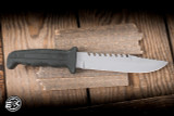 Pre-Owned Buck 639 Fieldmate Fixed Blade Knife Black Phenolic Rubber 5.5" 420HC Saw Spine Clip Point Serrated