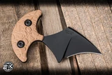 Toor Vasive 2.0 Push Dagger Knife Omaha Tan G10 2.5" CPM M4 Karambit Black
