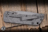 Mcnees Knives Mac 2 Folding Knife Atomic Stonewash Rock Textured Titanium 3.5" MagnaCut Drop Point Stonewash