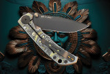 Spartan Blades SHF Harsey Folder Knife Aztec Titanium 4" MagnaCut Spear Point Black