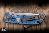 Spartan Blades SHF Harsey Folder Knife Uncle Sam Titanium 4" MagnaCut Spearpoint Satin