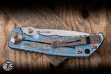 Spartan Blades SHF Harsey Folder Knife Sea Raven Titanium 4" MagnaCut Spearpoint Stonewash