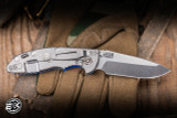 Hinderer Knives XM-18 Non Flipper Knife Triway Blue G10 3.5" MagnaCut Spanto Stonewash