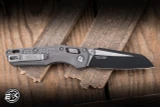 Microtech MSI Mini Ram-Lok Knife Magpul OD Green Frag Aluminum 3.25" M390 Wharncliffe Cerakote 210M-1FRNC