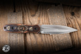 Blackside Customs Phase 7SDM Fixed Blade Knife Starlinger Titanium 4.5" MagnaCut Dagger Satin