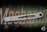 Chris Reeves MIM Pocket Clip & Screw, Sandblasted