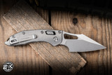Microtech Marfione Select M-Stitch Ram-LOK Folding Knife Titanium, Bronze Accent 3.25" M390 Stonewash 169MRL-10MS1