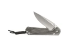 Left Handed-Chris Reeve Knives Small Sebenza 31 Folding Knife Sandblasted Titanium, Black Canvas Micarta Inlay 3" MagnaCut Drop Point Polished S31-1237