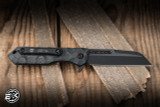 Heretic Knives Jinn Button Lock Manual Flipper Knife Shipwreck Camo Carbon 3" Wharncliffe Bronze DLC H213-6A-SHIPCF