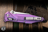 Microtech Marfione Select Socom Delta RAM-LOK Folding Knife Purple Haze Titanium, Purple Ti Accents 3.8" M390 Spearpoint Stonewash 159RL-10SMS6