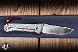 Chris Reeve Knives Umnumzaan Folding Knife E-Kamo Hex Titanium  3.6" MagnaCut Drop Point Polished UMN-1006