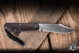 *Drop Date 6/16 @ 2PM EST"Jack Wolf Knives Gateway FIXEDC Fixed Blade Knife Vibe Jute Bison 2.99" 14C28N Clip Point Satin