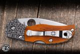 Spyderco Native 5 50th Anniversary Sprint Run Folding Knife Amber Bone 2.98" S90V Satin C41BA50TH