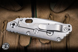 Mick Strider Knives SnG OD Green G10/Titanium 3.5" 20CV Stonewash