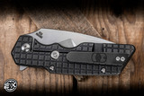 A2D Attn2Detail Mercantile Mark 1 Large Folding Knife Contoured Black Wash Frag Titanium 4" MagnaCut Drop Point Hissatsu Compound Grind - Blade Show Exclusive