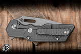 A2D Attn2Detail Mercantile Mark 1 Large Folding Knife Contoured M-16 Grip Stonewash Titanium 4" MagnaCut Drop Point Hissatsu Compound Grind - Blade Show Exclusive