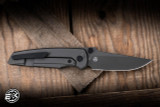 Chaves x Jake McCoy Red Label Disciple Street Integral Folding Knife Titanium 3.25" M390 Drop Point Stonewash Grey PVD - Blade Show Exclusive