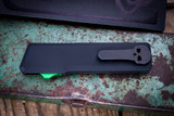 Chaves Knives Dissident OTF Automatic Knife Black Blasted Aluminum, Joker CF Inlay 3.8" M390 Tanto Stonewash