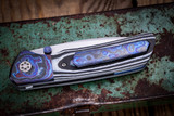 Pena Knives La Sofia Fat Carbon/DarkTi Accents 3.5" CPM-154 Hand Rubbed