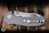 Demko Knives AD20 Folding Knife Grey G10 3.6" Magnacut Butcher 2-Tone Raw