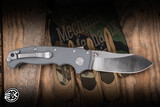 Demko Knives AD20 Folding Knife Grey G10 3.6" Magnacut Butcher 2-Tone Raw