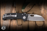 Demko Knives AD20 Compact Folding Knife Black Carbon Fiber 3" Magnacut Batwing