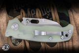 Demko Knives AD20 Compact Folding Knife Natural G10 3" Magnacut Batwing