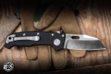 Demko Knives AD20 Compact Folding Knife Black G10 3" Magnacut Batwing 2-Tone