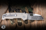 Demko Knives AD20 Compact Folding Knife Tan G10 3" Magnacut Batwing 2-Tone