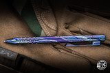 Nottingham Tactical TB360 Exotic Pen Straight Flute with Dots Dark Titanium 5" Parker RHSL