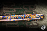 Nottingham Tactical TiButton Exotic Pen Partially Carved Mokuti 5" Parker RHSL