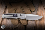 Remette RT-Aurora Crossbar Lock Folding Knife Titanium,Purple/Black Carbon Fiber Inlay 3.35" M390 Drop Point Pearlescent Aura-P