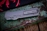 Preowned-Microtech "Glykon" OTF Natural Aluminum/Titanium 3.75" M390 Apocalyptic 184-10APNC