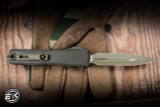 Microtech Ultratech Gen IV OTF Knife Magpul OD Green Bazooka Camo Aluminum 3.5" M390 Dagger 11224-1MPOD-C10Z21