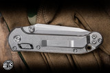 Microtech Marfione Select LUDT Automatic Folding Knife Stonewash Slab Titanium, Bronze Accents 3.4" M390 Tanto Stonewash 1136RLS-10MS1