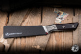 Microtech Boning Kitchen Cutlery Knife Titanium Bolster Black Cherry G10 6.1" M390 Stonewash 3100B-10BC
