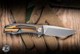 Shirogorov x Marlowe RKMP Flipper Knife Molten Titanium 3.5" S90V