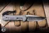 Chris Reeve Knives Small Sebenza 31 Folding Knife Unique Graphic w/ Onyx 3" MagnaCut S31-1408-0796-1