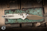 Microtech Socom RAM-LOK Folding Knife Frag Champagne Gold Aluminum 3.8" M390 160RL-1FRCG-C19Z23