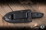 Preowned-Protech Les George SBR Short Bladed Rockeye Fixed Blade Knife G10 2.6" S35VN Drop Point Black DLC