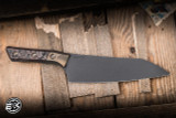 Microtech Signature Series Chef Kitchen Cutlery Knife Livewire Carbon Fiber/Bronze Titanium Bolster 8" M390 DLC 3000B-1DLCLWCFS