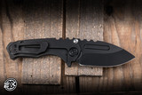 Preowned-Medford Micro Praetorian T Folding Knife Titanium 2.9" S45VN Drop Point Black