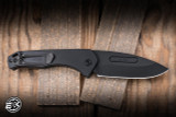 Preowned-Medford Praetorian Swift Auto Folding Knife Aluminum 3.3" S45VN Drop Point Black